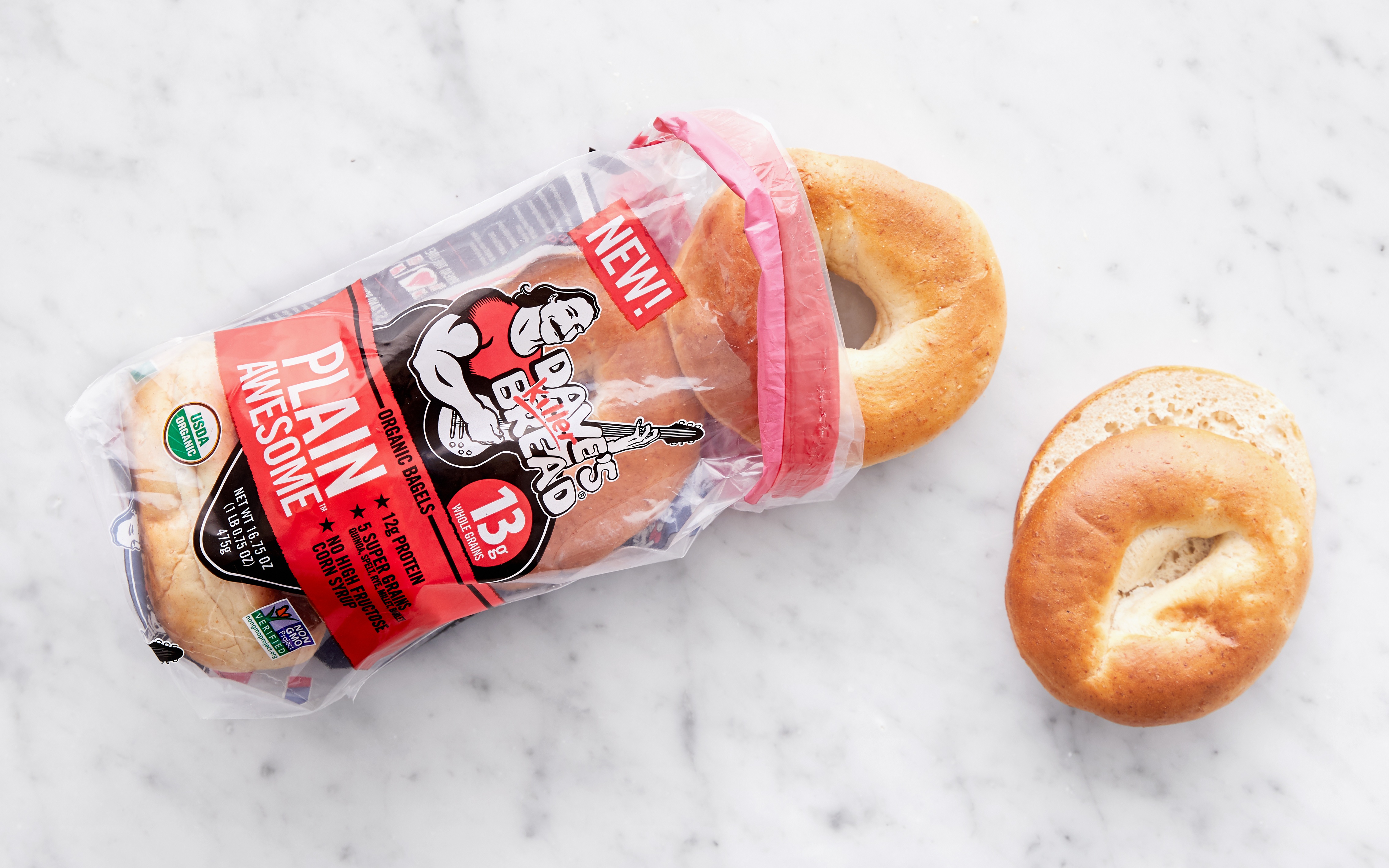 Organic Plain Bagels Dave's Killer Bread SF Bay Good Eggs